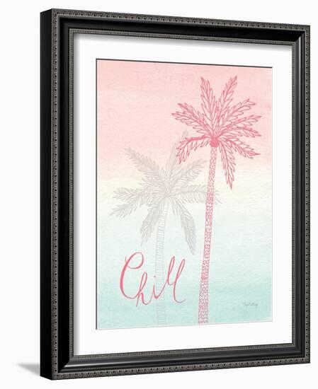 Sunset Palms II-Elyse DeNeige-Framed Art Print