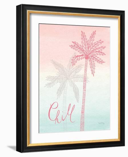 Sunset Palms II-Elyse DeNeige-Framed Art Print