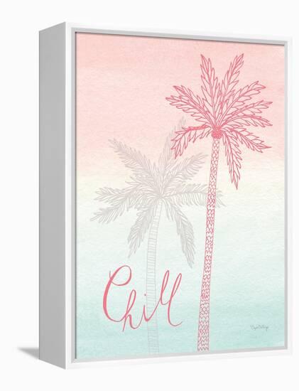 Sunset Palms II-Elyse DeNeige-Framed Stretched Canvas
