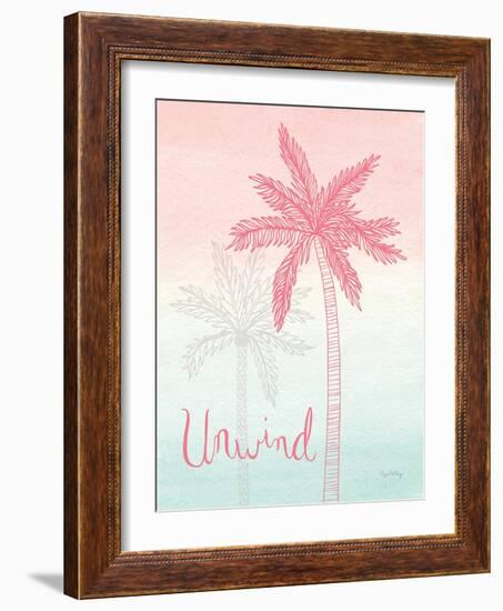 Sunset Palms III-Elyse DeNeige-Framed Art Print