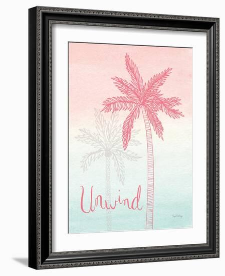 Sunset Palms III-Elyse DeNeige-Framed Art Print