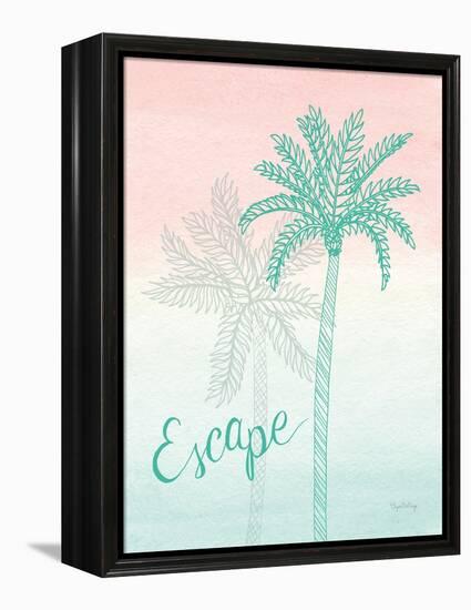 Sunset Palms IV-Elyse DeNeige-Framed Stretched Canvas