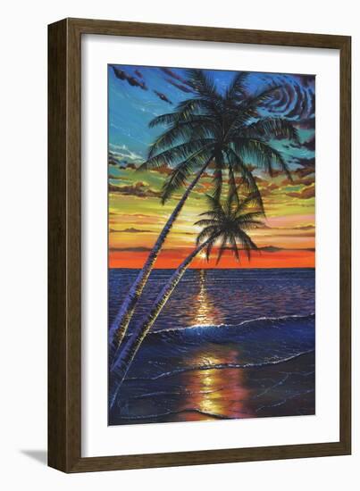 Sunset Palms-Scott Westmoreland-Framed Art Print