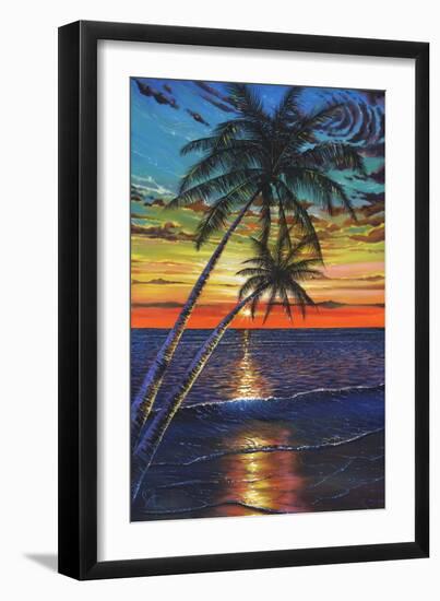 Sunset Palms-Scott Westmoreland-Framed Art Print