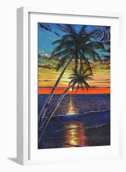 Sunset Palms-Scott Westmoreland-Framed Art Print