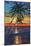 Sunset Palms-Scott Westmoreland-Mounted Art Print