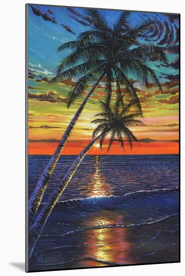 Sunset Palms-Scott Westmoreland-Mounted Art Print