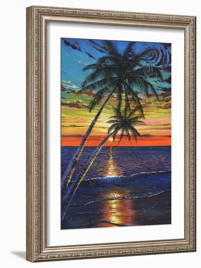 Sunset Palms-Scott Westmoreland-Framed Premium Giclee Print