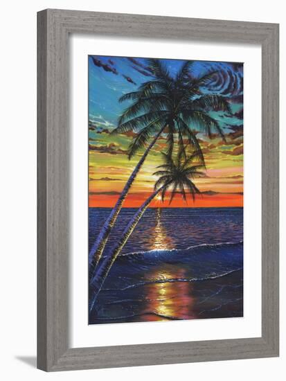 Sunset Palms-Scott Westmoreland-Framed Premium Giclee Print