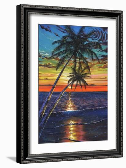 Sunset Palms-Scott Westmoreland-Framed Premium Giclee Print