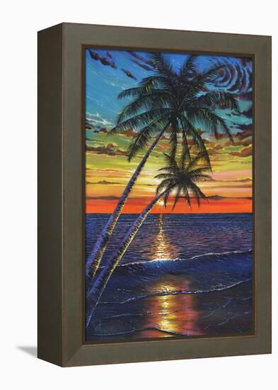 Sunset Palms-Scott Westmoreland-Framed Stretched Canvas