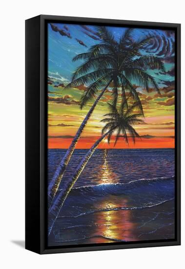 Sunset Palms-Scott Westmoreland-Framed Stretched Canvas