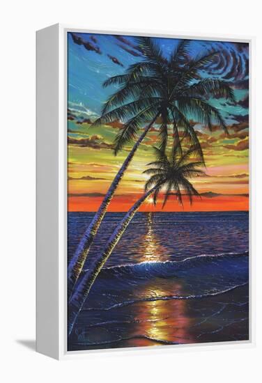 Sunset Palms-Scott Westmoreland-Framed Stretched Canvas