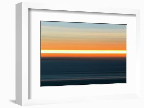 Sunset Panning from Big Sur California.-Songquan Deng-Framed Photographic Print