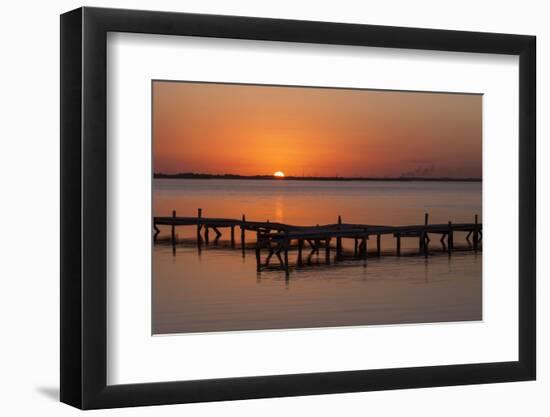 Sunset Pier I-Aaron Matheson-Framed Photographic Print