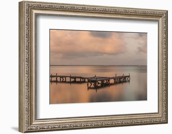 Sunset Pier III-Aaron Matheson-Framed Photographic Print