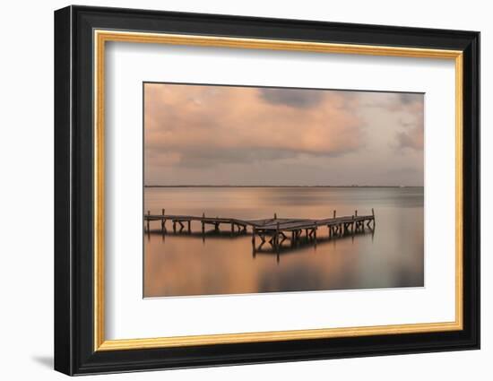 Sunset Pier III-Aaron Matheson-Framed Photographic Print