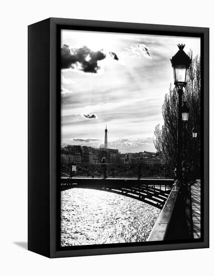 Sunset - Pont des Arts - Paris - France-Philippe Hugonnard-Framed Premier Image Canvas