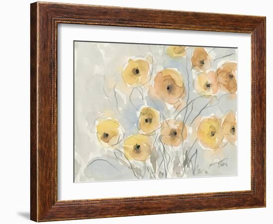 Sunset Poppies I-Samuel Dixon-Framed Art Print