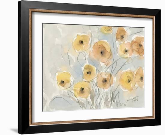 Sunset Poppies I-Samuel Dixon-Framed Art Print