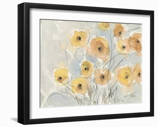 Sunset Poppies I-Samuel Dixon-Framed Art Print