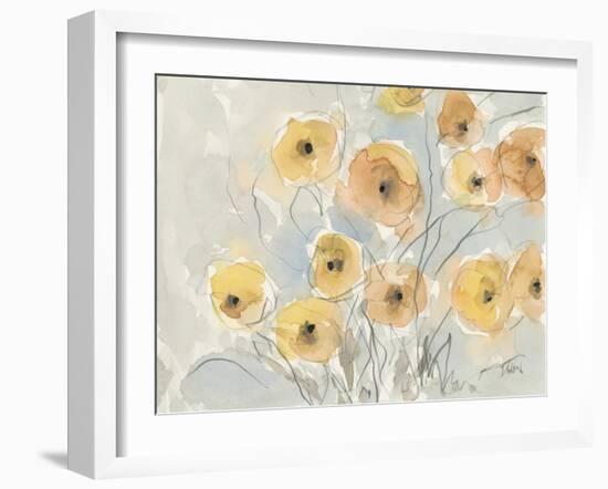 Sunset Poppies I-Samuel Dixon-Framed Art Print