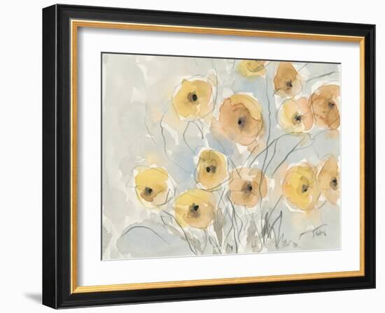 Sunset Poppies I-Samuel Dixon-Framed Art Print