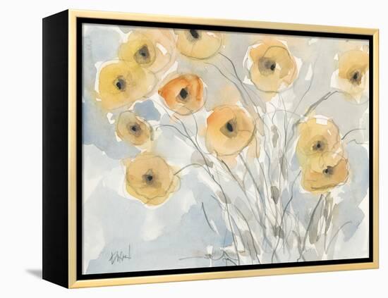 Sunset Poppies II-Samuel Dixon-Framed Stretched Canvas