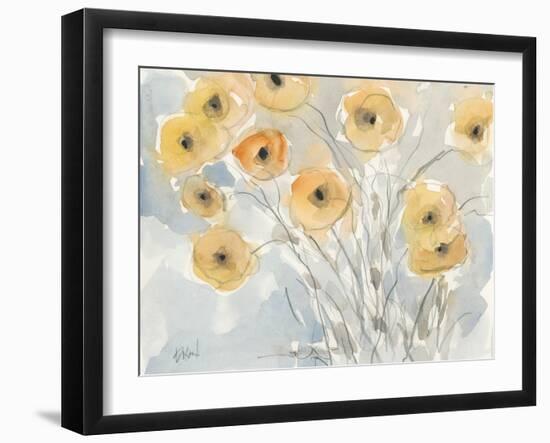 Sunset Poppies II-Samuel Dixon-Framed Art Print