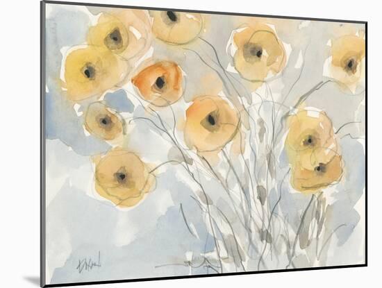 Sunset Poppies II-Samuel Dixon-Mounted Art Print