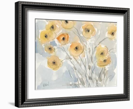 Sunset Poppies II-Samuel Dixon-Framed Art Print