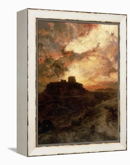 Sunset, Pueblo Del Walpe, Arizona, 1880-Thomas Moran-Framed Premier Image Canvas