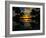 Sunset reflected in the infinity pool at Aureum Palace Hotel, Bagan, Mandalay Region, Myanmar-null-Framed Photographic Print