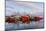 Sunset Reflected on the Commercial Fishing Fleet at Killybegs-Michael Nolan-Mounted Photographic Print