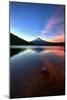 Sunset Reflection and Clouds at Trillium Lake, Mount Hood, Oregon-Vincent James-Mounted Photographic Print