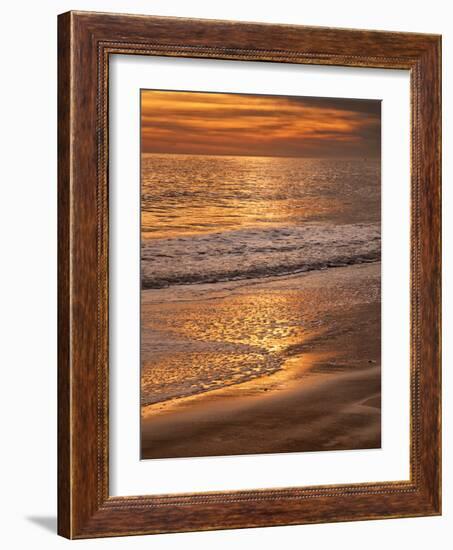 Sunset Reflection, Cape May, New Jersey, USA-Jay O'brien-Framed Photographic Print