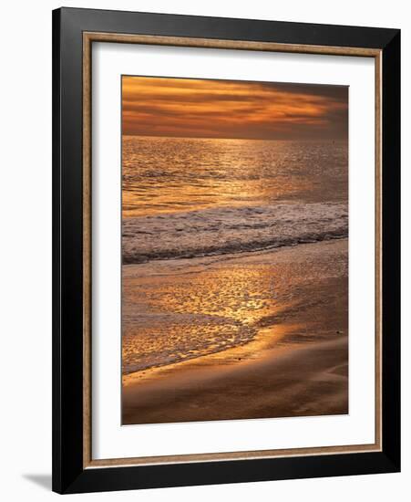 Sunset Reflection, Cape May, New Jersey, USA-Jay O'brien-Framed Photographic Print