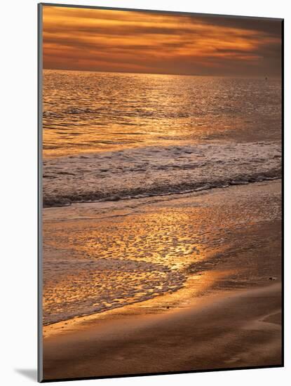 Sunset Reflection, Cape May, New Jersey, USA-Jay O'brien-Mounted Photographic Print