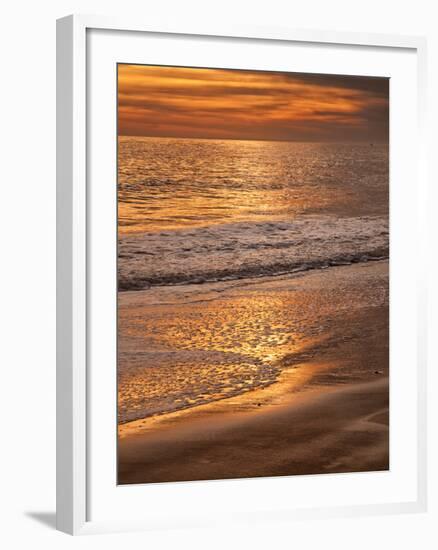 Sunset Reflection, Cape May, New Jersey, USA-Jay O'brien-Framed Photographic Print