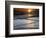 Sunset Reflection on Beach, Cape May, New Jersey, USA-Jay O'brien-Framed Photographic Print