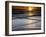 Sunset Reflection on Beach, Cape May, New Jersey, USA-Jay O'brien-Framed Photographic Print