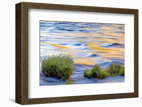 Sunset reflection on Merced River, Yosemite National Park, California-Adam Jones-Framed Photographic Print