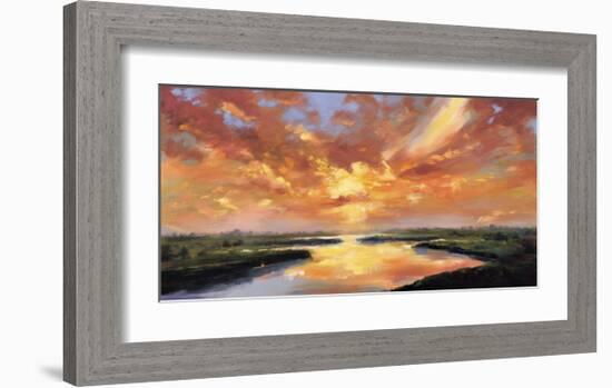 Sunset Reflection-Robert Seguin-Framed Art Print