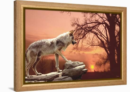 Sunset Ridge-Gordon Semmens-Framed Premier Image Canvas