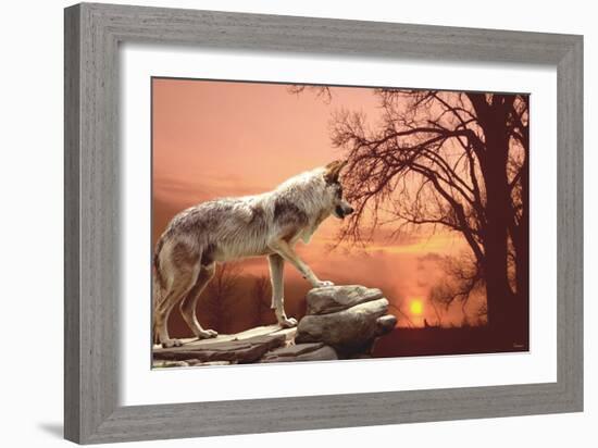 Sunset Ridge-Gordon Semmens-Framed Photographic Print