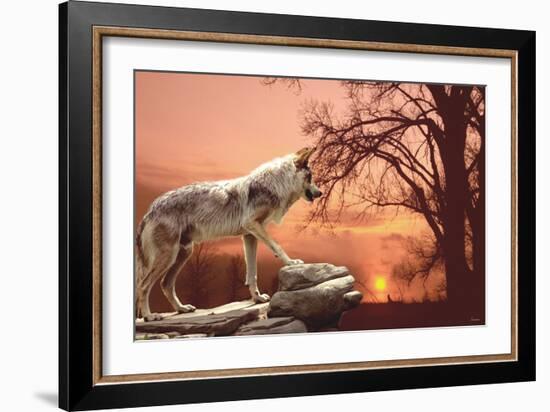 Sunset Ridge-Gordon Semmens-Framed Photographic Print