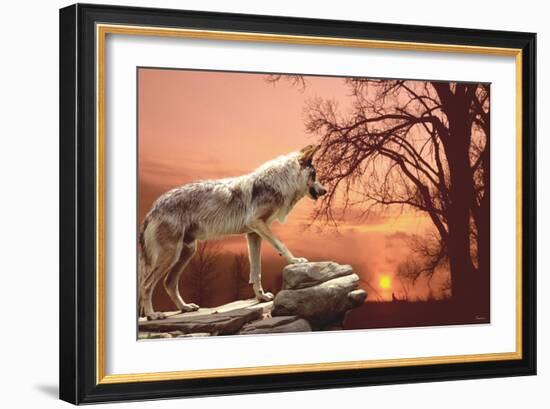 Sunset Ridge-Gordon Semmens-Framed Photographic Print