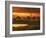 Sunset River Crossing-Trevor V. Swanson-Framed Giclee Print