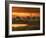 Sunset River Crossing-Trevor V. Swanson-Framed Giclee Print