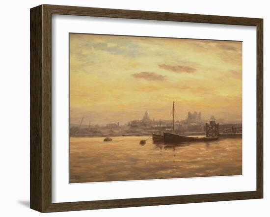 Sunset, Rochester-Vic Trevett-Framed Giclee Print